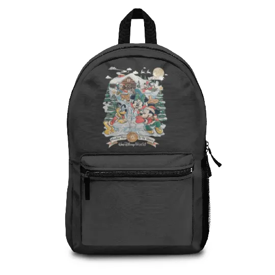 Disney World Christmas Backpacks, Merriest Place In the World Backpacks
