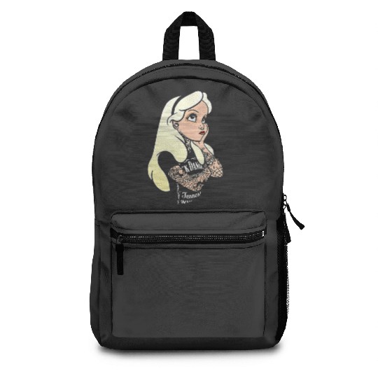 Alice in wonderland funny  : Disney princess tattoo Shirt,  Princess tattoo vintage t shirt, Disney princess tattoo Gift Fan S-5XL Backpacks