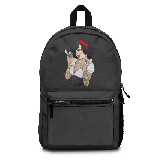 Snow White Punk  : Disney princess tattoo Shirt,  Princess tattoo vintage t shirt, Disney princess tattoo Gift Fan S-5XL Backpacks