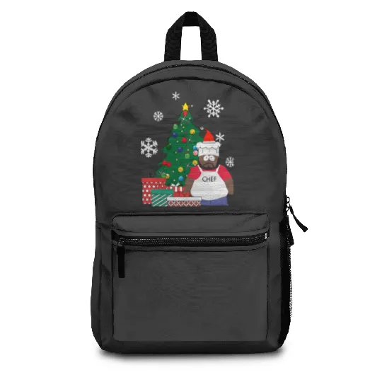 Chef Around The Christmas Tree South Park  3: Bobs Burgers Family Shirt, Bobs Burgers Vintage Backpacks