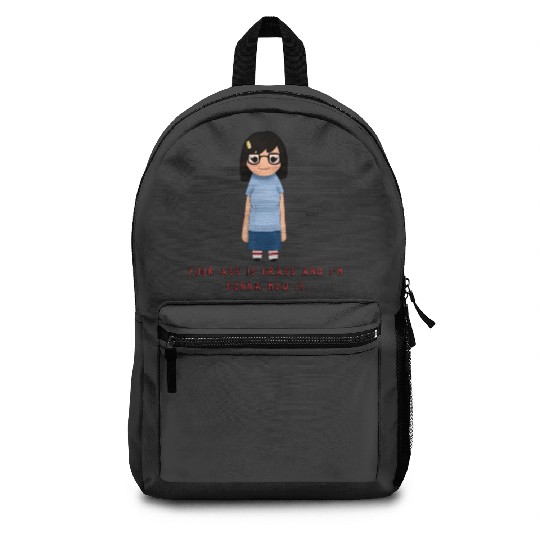 Tina Funny Quote Chibi  : Bobs Burgers Family Shirt, Bobs Burgers Vintage Backpacks