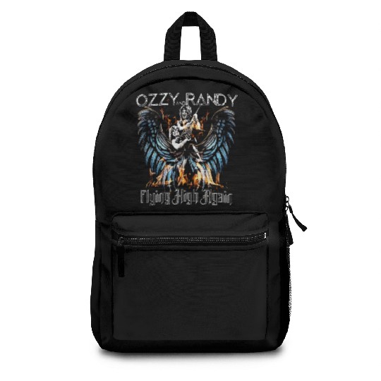 Ozzy and Randy Graphic Backpacks, Rock Music Backpacks, Concert Backpacks, Unisex Band Apparel, Gift for Music Lovers, Casual Wear