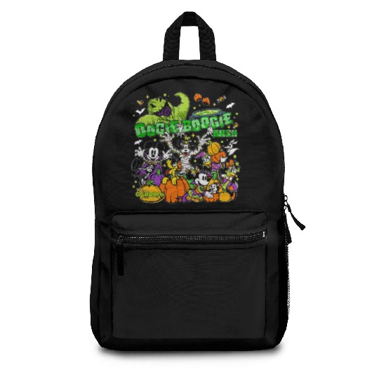 Vintage Oogie Boogie Bash 2025 Halloween Disney castle Backpacks, Mickey & friends Oogie Boogie Man Halloween Family Group matching Backpacks