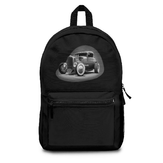 Street Rod Aesthetic Style Vintage Car Hot Rod Backpacks