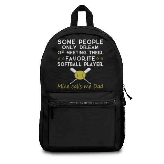 SOFTBALL DAD Backpacks