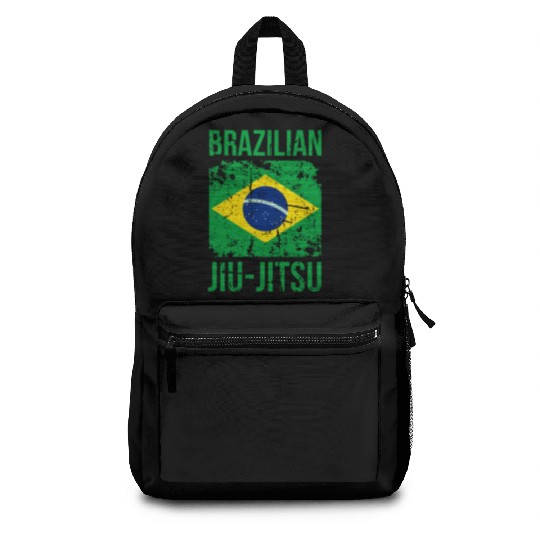 BJJ Brazilian Jiu Jitsu Flag Martial Arts Backpacks