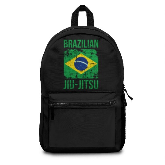 BJJ Brazilian Jiu Jitsu Flag Martial Arts Backpacks