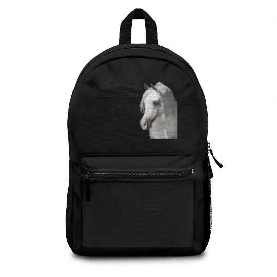 Arabian Horse w/ Quote Backpacks