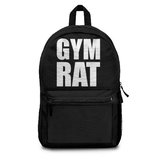 Gym Rat - White Backpacks