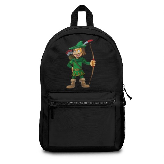 Robin Hood-arrows-bow-tale Backpacks