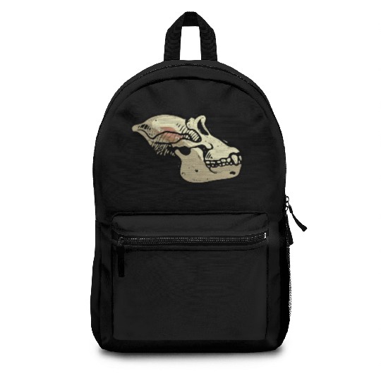 ape skull Backpacks