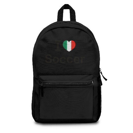 I love Italian football Backpacks
