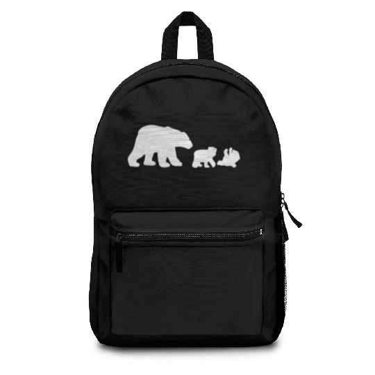 POLAR BEAR AND CUBS Backpacks