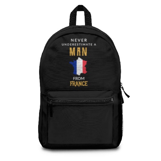 Never underestimate a man from france! Backpacks