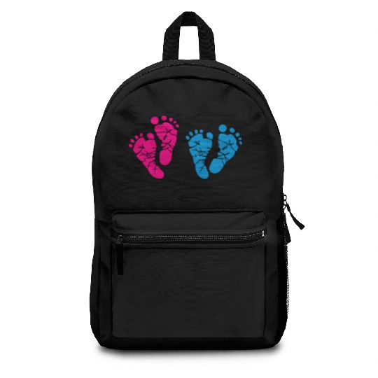Twin Baby Feet - Pregnancy - Maternity - Mom to be Backpacks