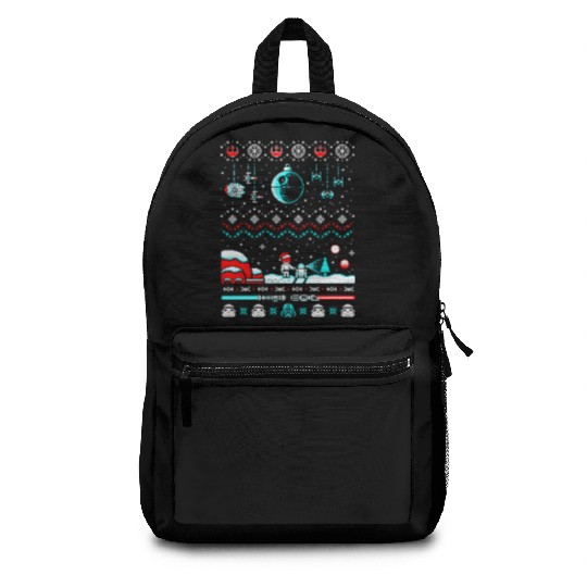 Star Wars ugly Christmas sweater Backpacks