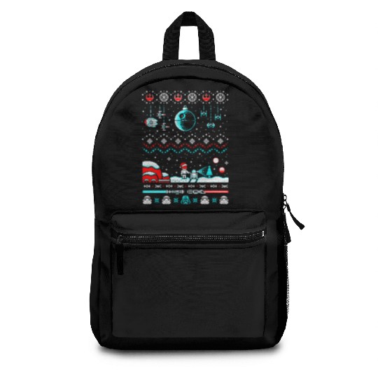 Star Wars ugly Christmas sweater Backpacks
