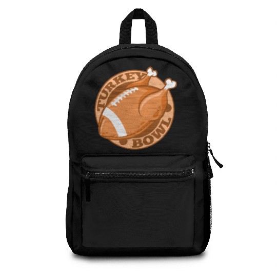 Turkey Bowl American Football Thanksgiving Backpacks