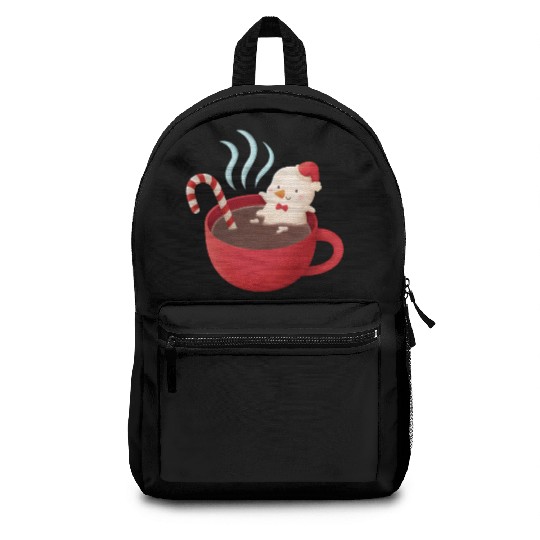 Cute Snowman in Hot Cocoa Backpacks