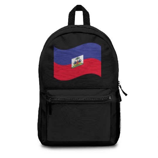 flag haiti Backpacks
