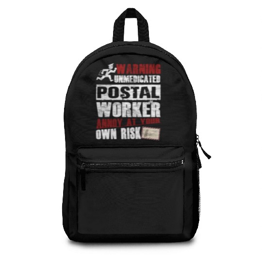 Unmedicated Postal Worker Backpacks