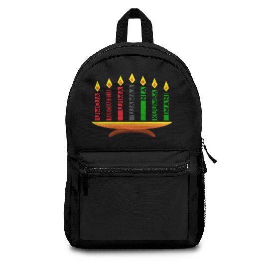 Kwanzaa Holiday Candles Backpacks