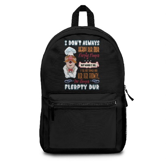 swedish chef amazing! Backpacks