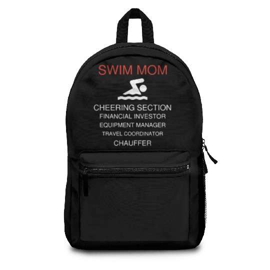 Swim Mom Duties Backpacks