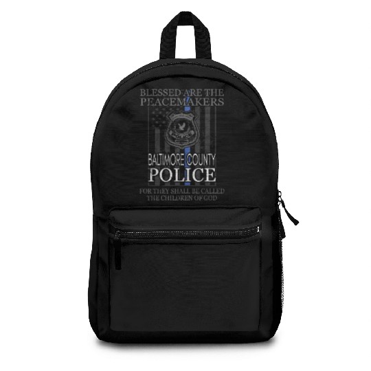 Baltimore County Police Backpacks Saint Michael Police Officer Prayer