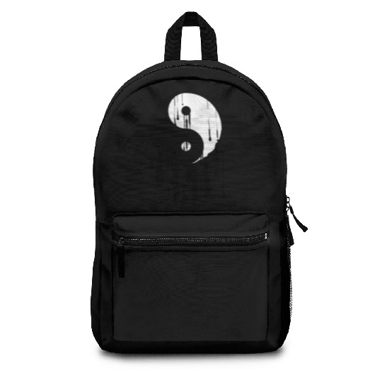 Yin Yang Melting Chinese Tai Chi Symbol Light Backpacks