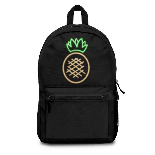 Neon Pineapple Pocket Glow Party Fruit Costume Backpacks