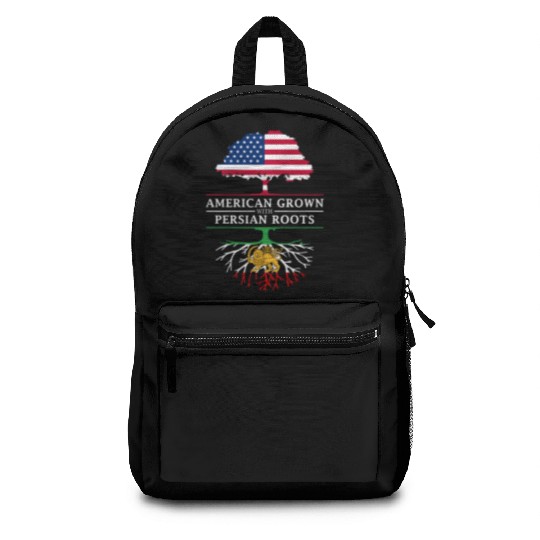 American Grown with Persian Roots Persia Design Backpacks