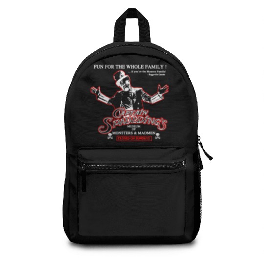 Captain Spaulding - Museum of monsters and madme Backpacks
