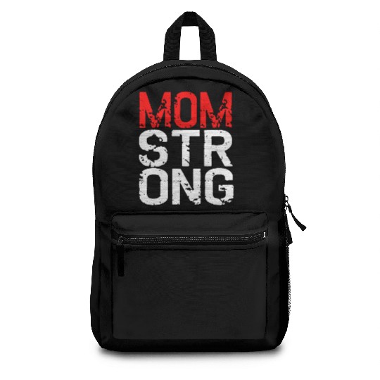 MOM STRONG WOMEN RACERBACK Backpacks CROSSFIT FLEX