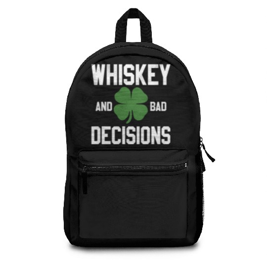 Ireland Whiskey St Patricks Day Backpacks