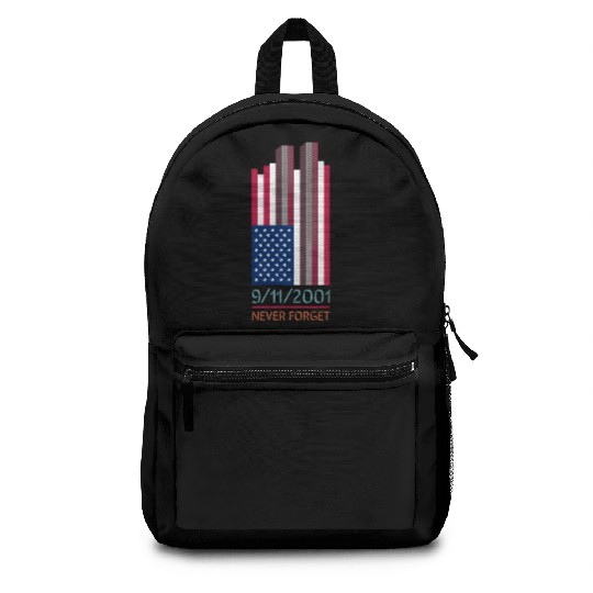 9-11-2001 We Will Never Forget - Patriot Day Backpacks