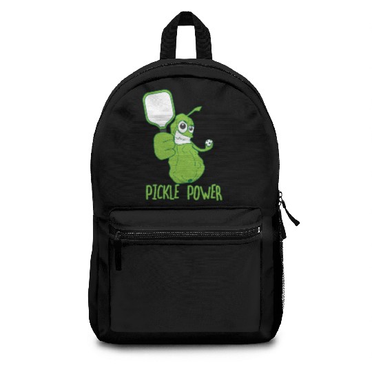 Pickleball Funny Pickle Power Backpacks