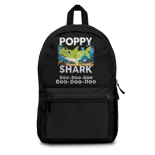 Poppy Shark Backpacks Doo Doo Doo Family Gift T Sh