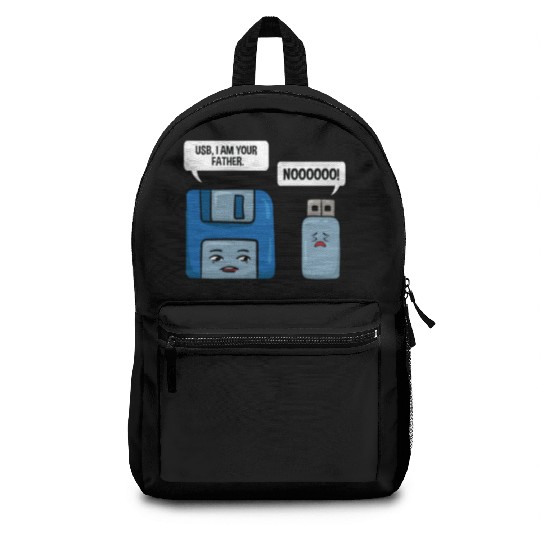 Floppy Disc USB Data Nerd Computer Science Gift Backpacks