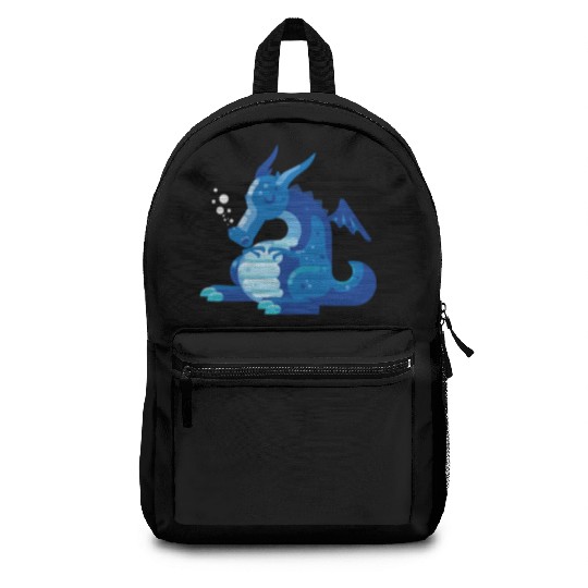 Dragon Wyvern Frost Ice Crystal Winter Fat Gift Backpacks