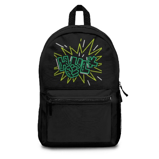 Neon Hulk Backpacks By Marvel Design By Humans----PD