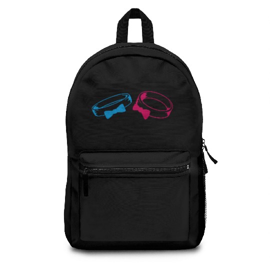 colorful men mens gay gay 2 rings marry wedding je Backpacks