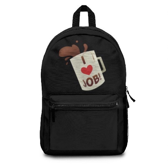 i heart job coffee mug job simulator i love job Backpacks