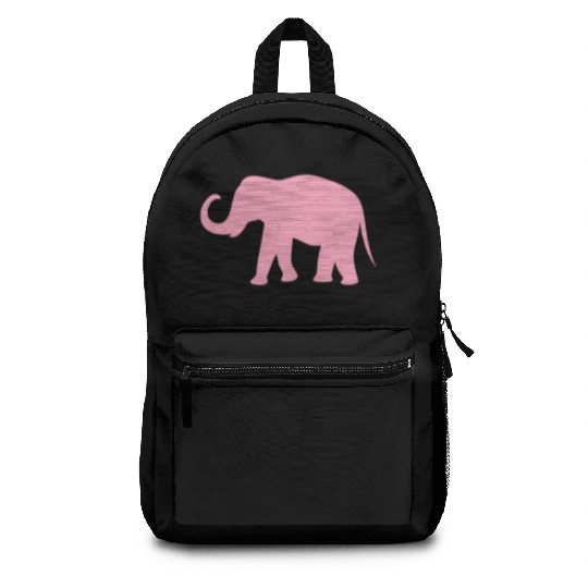 Pink Elephant Tribal Art Tribe Floral Paleo Cave Backpacks