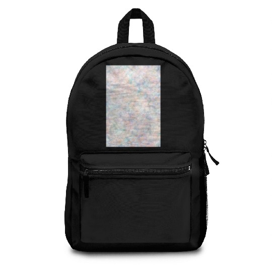 Multicolor Pastel Rainbow Marble Pattern Backpacks
