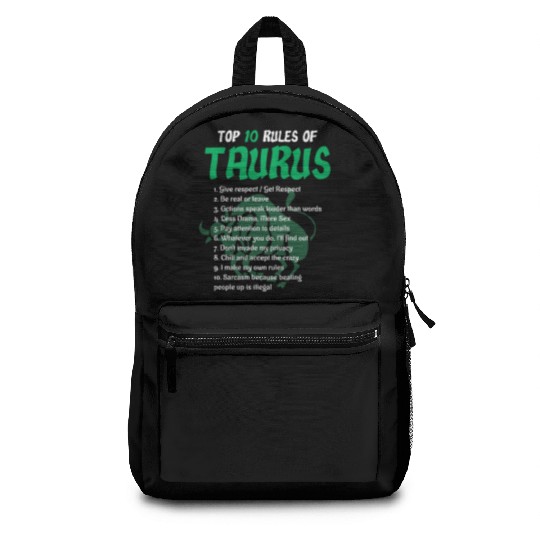 Top 10 Rules Of Taurus Zodiac Birthday Gift Backpacks