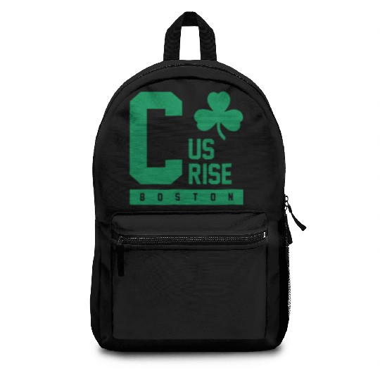 C Us Rise Boston Clover Basketball Fan Backpacks