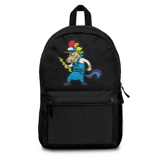 UNICORN ELECTRICIAN Electricity Lineman Wire Backpacks