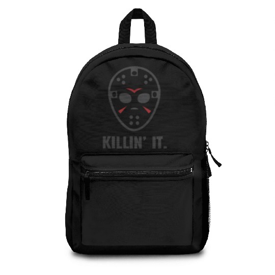 Killin It Friday 13TH Halloween Jason Mask Backpacks