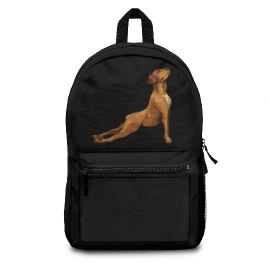 Portrait from a Lovely Rhodesian Ridgeback Backpacks
